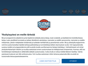 'suomiurheilu.com' screenshot