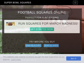 'superbowlsquares.org' screenshot