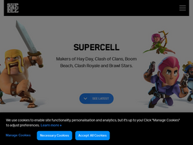 'supercell.com' screenshot
