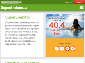'superenalotto.net' screenshot