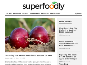 'superfoodly.com' screenshot