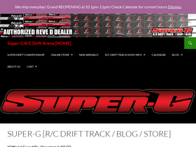 'supergdrift.com' screenshot