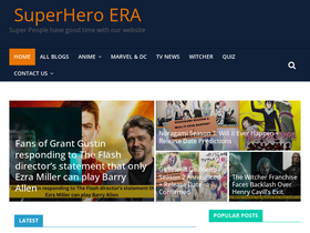 'superheroera.com' screenshot