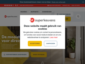 'superkeukens.nl' screenshot
