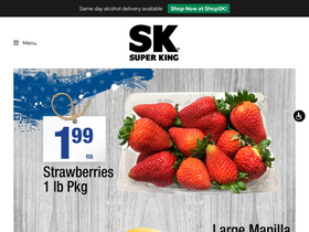 'superkingmarkets.com' screenshot