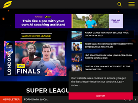 'superleaguetriathlon.com' screenshot