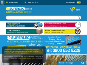 'superlecdirect.com' screenshot