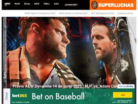 'superluchas.com' screenshot