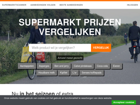 'supermarktscanner.nl' screenshot