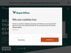 'superoffice.com' screenshot