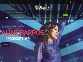 'superpartituras.com.br' screenshot