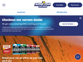 'superstarcarwashaz.com' screenshot