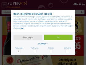'supervin.dk' screenshot