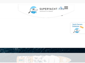 'superyachtfan.com' screenshot