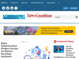 'supplychainbrain.com' screenshot