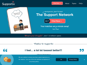 'supportiv.com' screenshot