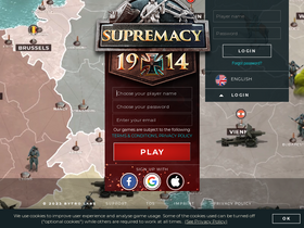 'supremacy1914.de' screenshot