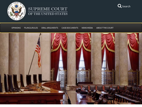 'supremecourt.gov' screenshot