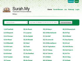'surah.my' screenshot