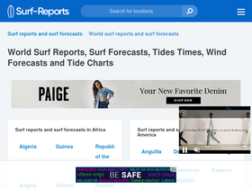 'surf-reports.com' screenshot