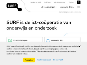 'surf.nl' screenshot