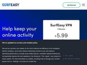 'surfeasy.com' screenshot