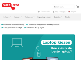 'surfspot.nl' screenshot