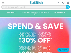 'surfstitch.com' screenshot