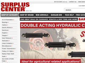 'surpluscenter.com' screenshot