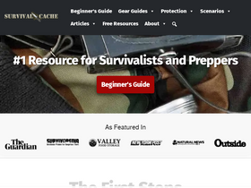 'survivalcache.com' screenshot