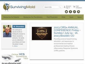 'survivingmold.com' screenshot