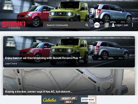 'suzuki-forums.com' screenshot