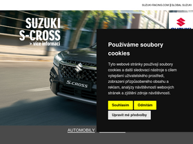 'suzuki.cz' screenshot