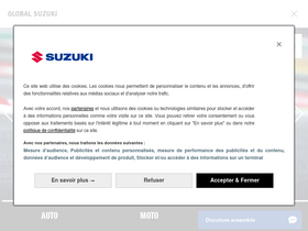 'suzuki.fr' screenshot