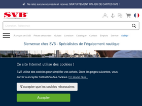 'svb-marine.fr' screenshot