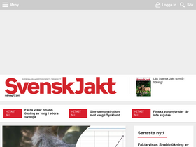 'svenskjakt.se' screenshot