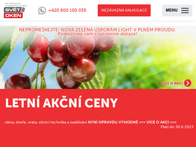 'svet-oken.cz' screenshot