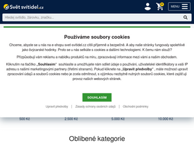 'svet-svitidel.cz' screenshot