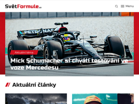 'svetformule.cz' screenshot