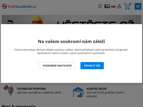 'svetsoucastek.cz' screenshot