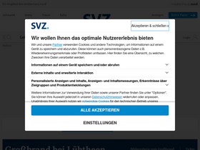 'svz.de' screenshot