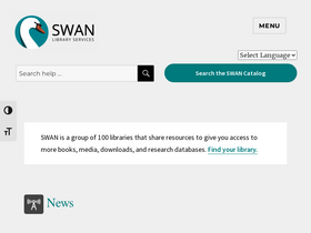 'swanlibraries.net' screenshot