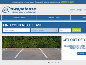 'swapalease.com' screenshot