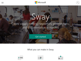 'sway.com' screenshot