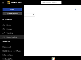 'swebbtube.se' screenshot