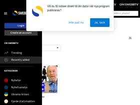 'swebbtv.se' screenshot