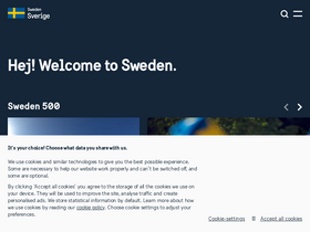 'sweden.se' screenshot
