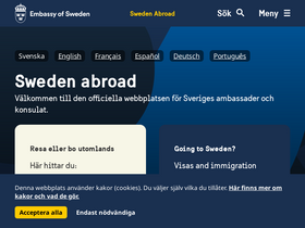 'swedenabroad.se' screenshot