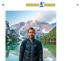 'swedishnomad.com' screenshot