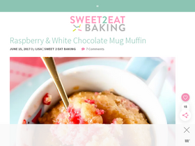 'sweet2eatbaking.com' screenshot